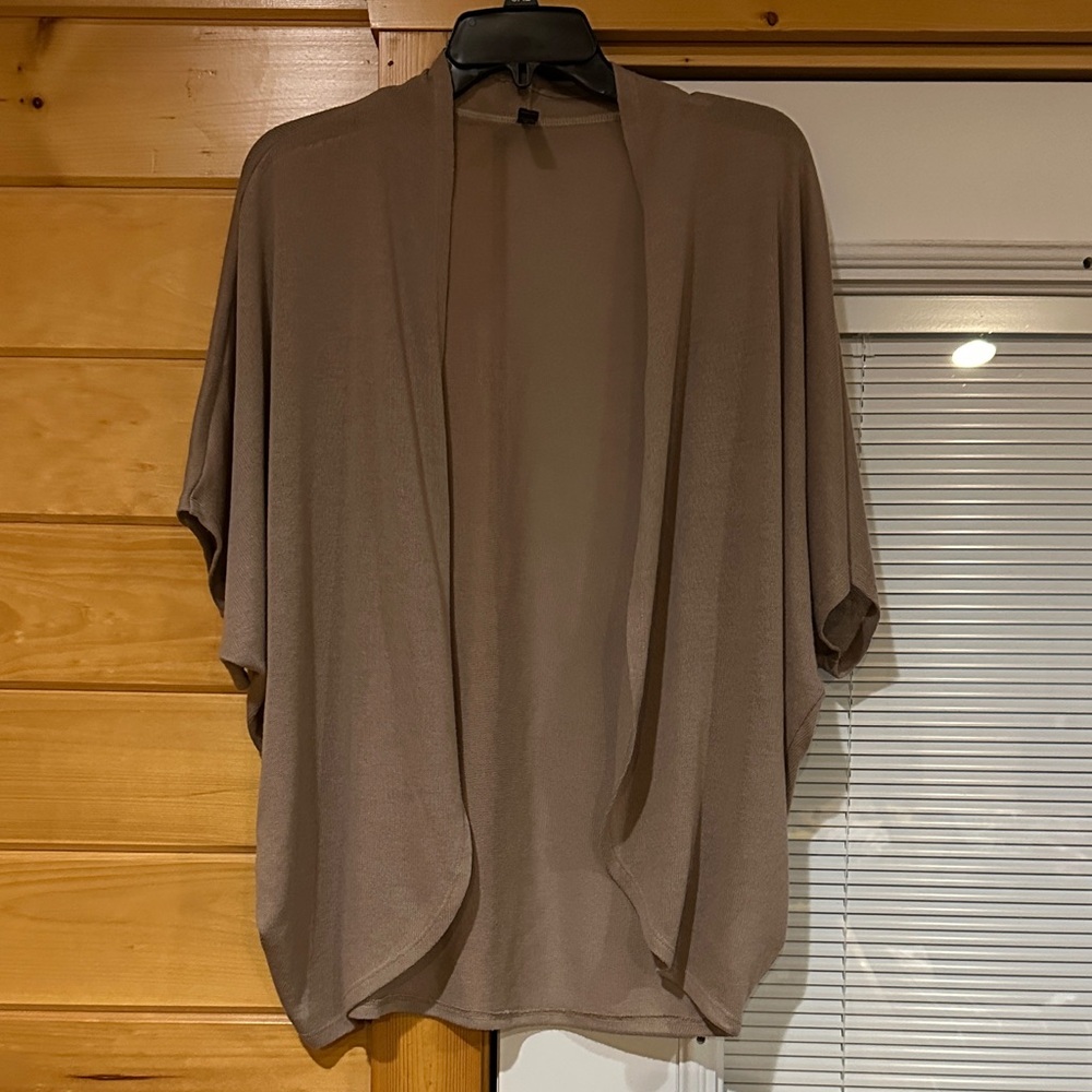 Elegant Tan Women's Cardigan